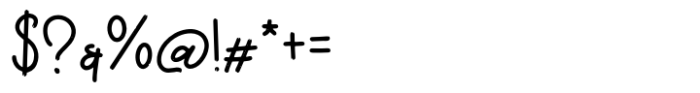 Lamoque Font OTHER CHARS