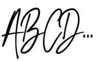 Lampard Signature Regular Font UPPERCASE