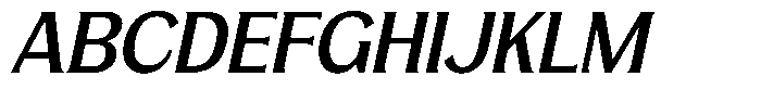 Lamrata Italic Font UPPERCASE
