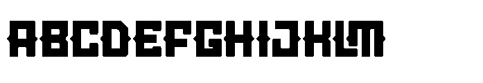 Lanarei Font UPPERCASE