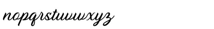 Lancenia Regular Font LOWERCASE