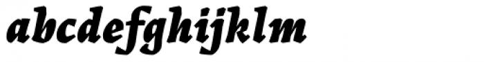 Landa Black Italic Font LOWERCASE