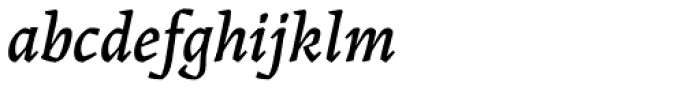 Landa Medium Italic Font LOWERCASE