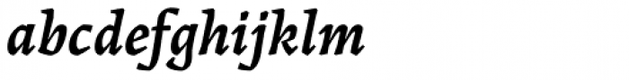 Landa Semi Bold Italic Font LOWERCASE