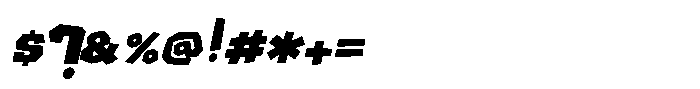 Lander Italic Font OTHER CHARS