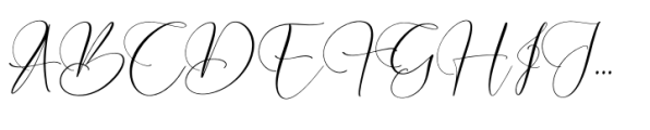 Landerful Signature Regular Font UPPERCASE