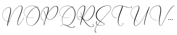 Landerful Signature Regular Font UPPERCASE