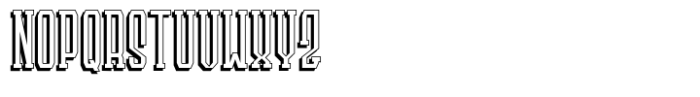Landeuh  Shadow Font UPPERCASE