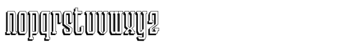Landeuh  Shadow Font LOWERCASE