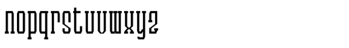 Landeuh  Solid Font LOWERCASE