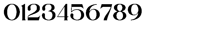 Landmark Models Regular Font OTHER CHARS