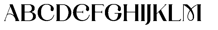 Landmark Models Regular Font UPPERCASE