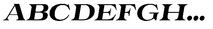 Landmine Oblique Font UPPERCASE