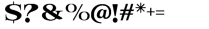 Landmine Regular Font OTHER CHARS