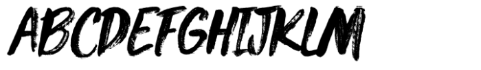 Landsinner Brush Font UPPERCASE