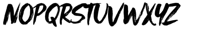 Landsinner Brush Font UPPERCASE