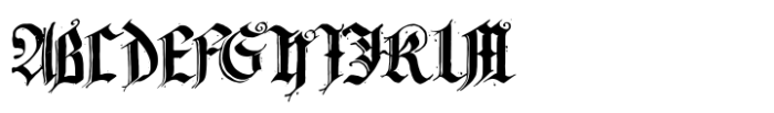 Landsknechts Sword Font UPPERCASE