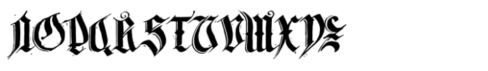 Landsknechts Sword Font UPPERCASE