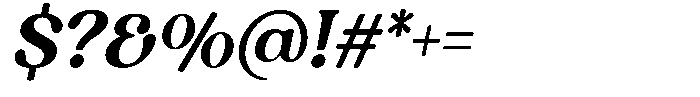 Lane Fiegras Italic Font OTHER CHARS