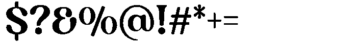 Lane Fiegras Regular Font OTHER CHARS