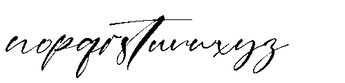 Laneky Haizen Font LOWERCASE