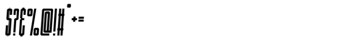 Langella Sharp Italic Font OTHER CHARS