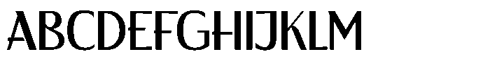 Langkawi Font UPPERCASE