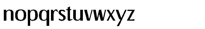 Langkawi Font LOWERCASE