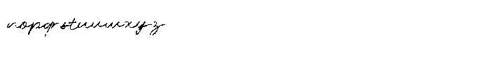 Lanikai Font LOWERCASE