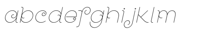 Lanka Curves Light Italic FONT