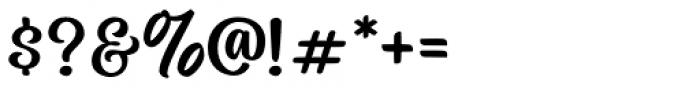 Lanoline Script Regular Font OTHER CHARS