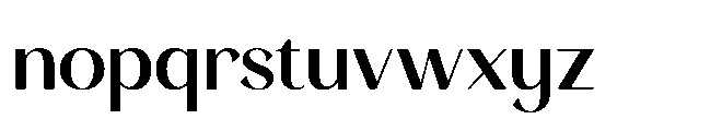 Lanson Bold Font LOWERCASE