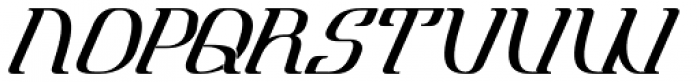 Lanvier Double Oblique Bold Font UPPERCASE