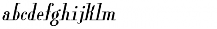 Lanzelott Condensed Italic Font LOWERCASE