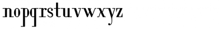 Lanzelott Condensed Font LOWERCASE