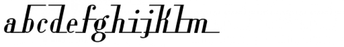Lanzelott Extra Line Italic Font LOWERCASE