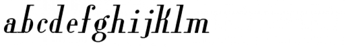 Lanzelott Italic Font LOWERCASE