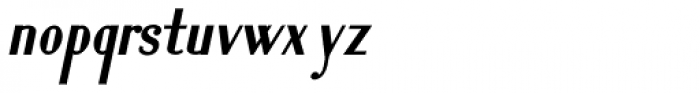 Lanzelott San Serif Bold Italic Font LOWERCASE