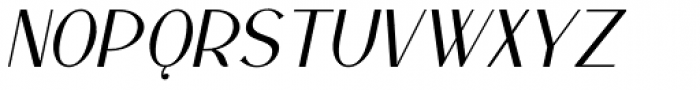 Lanzelott San Serif Italic Font UPPERCASE