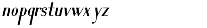Lanzelott San Serif Italic Font LOWERCASE