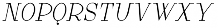 Lanzelott Thin Italic Font UPPERCASE