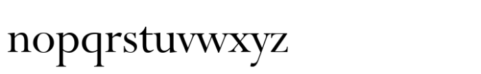 Lapidary 333 Std Roman Font LOWERCASE