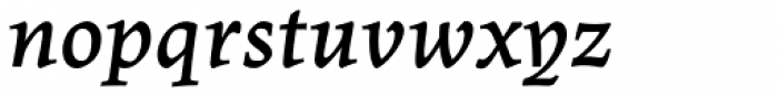 Lapture Caption Italic Font LOWERCASE