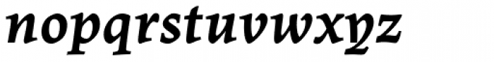 Lapture Caption SemiBold Italic Font LOWERCASE