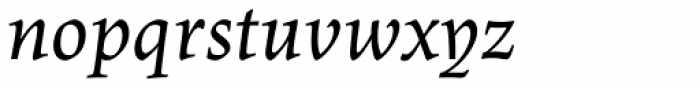 Lapture Subhead Italic Font LOWERCASE