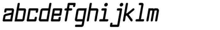 Larabiefont Condensed Bold Italic Font LOWERCASE