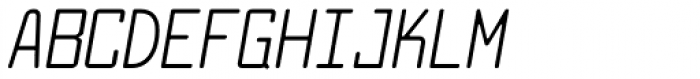 Larabiefont Condensed Italic Font UPPERCASE