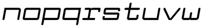 Larabiefont Extended Bold Italic Font LOWERCASE