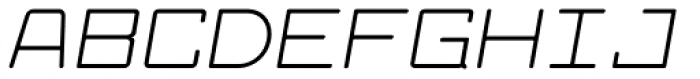 Larabiefont Extended Italic Font UPPERCASE