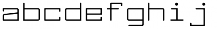 Larabiefont Extended Font LOWERCASE